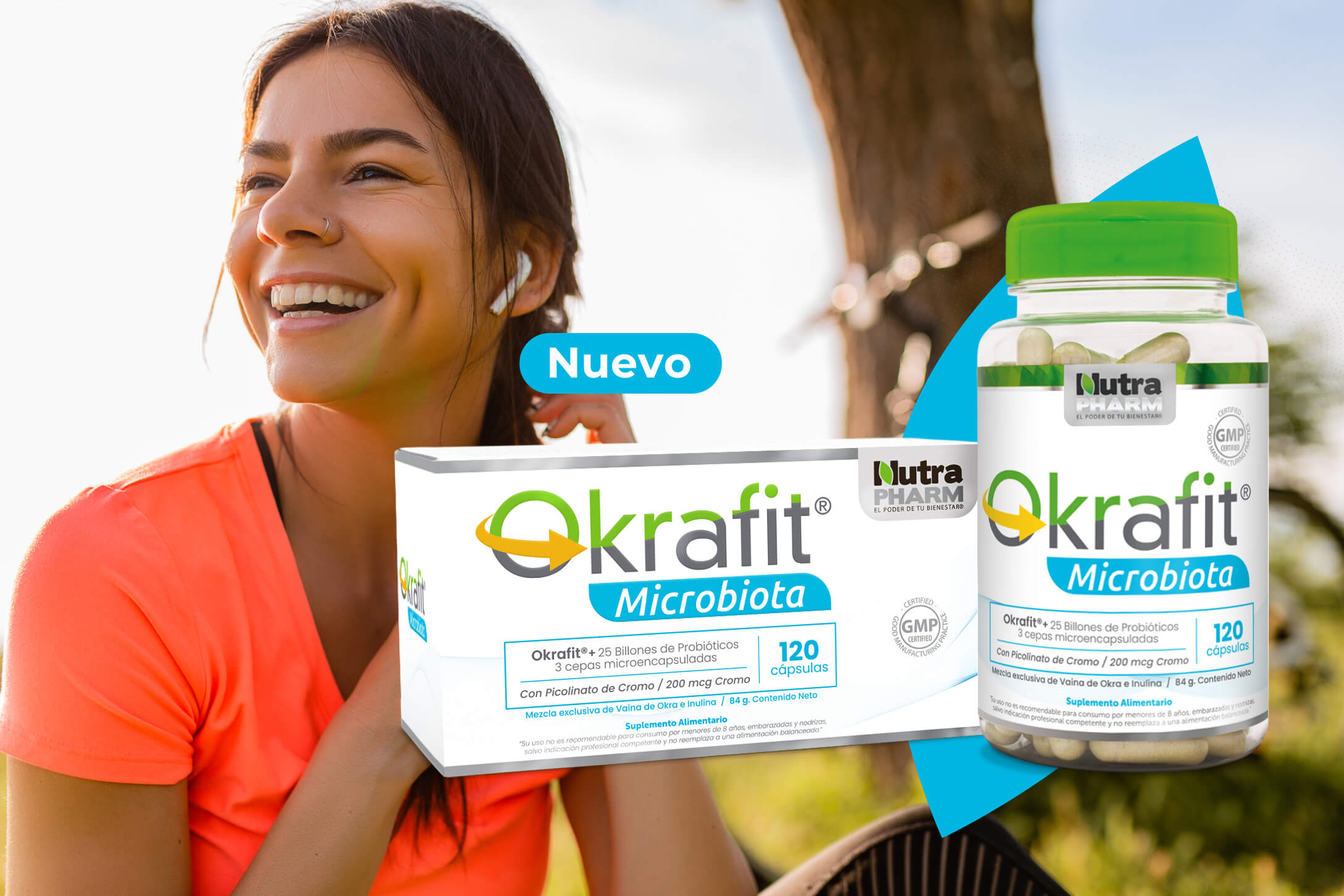 NUEVO Okrafit Microbiota: Innovación en el Control del Peso y el cuidado de la Salud Intestinal